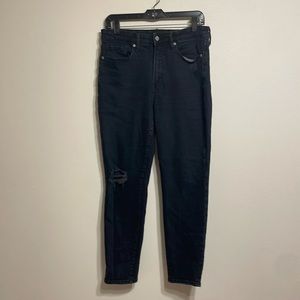 Black denim old navy jeans